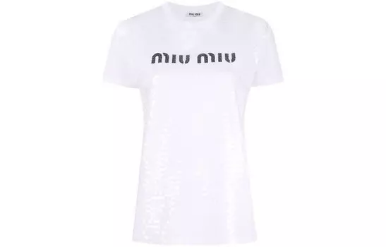Футболка женская Miu Miu, белый
