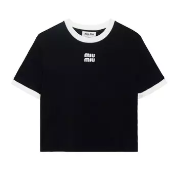 Футболка женская Miu Miu, черный
