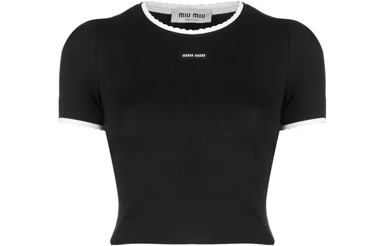 Футболка женская Miu Miu, черный