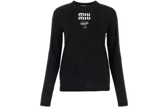 Футболка женская Miu Miu, черный