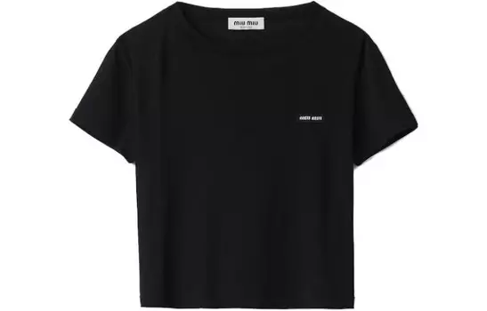 Футболка женская Miu Miu, черный