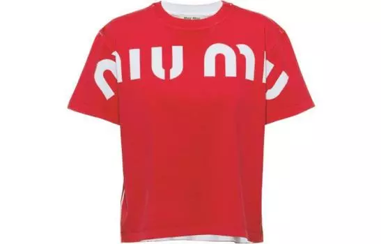 Футболка женская Miu Miu, красный