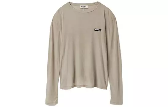 Футболка женская Miu Miu, серый