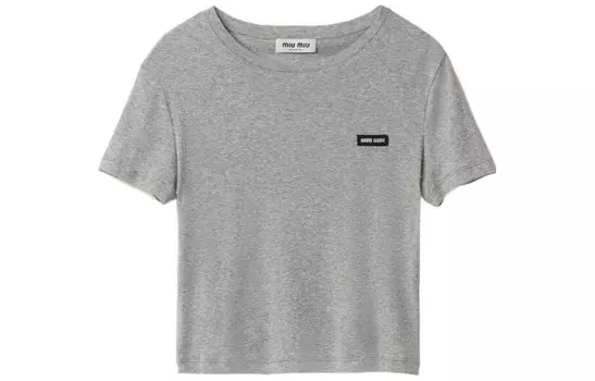 Футболка женская Miu Miu, серый