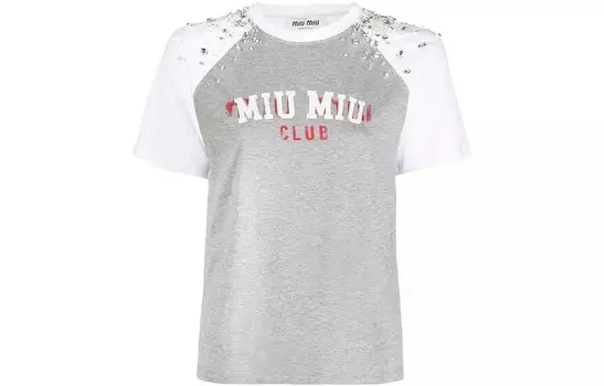 Футболка женская Miu Miu, серый