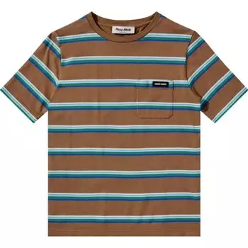 Футболка женская Miu Miu, синяя/серый