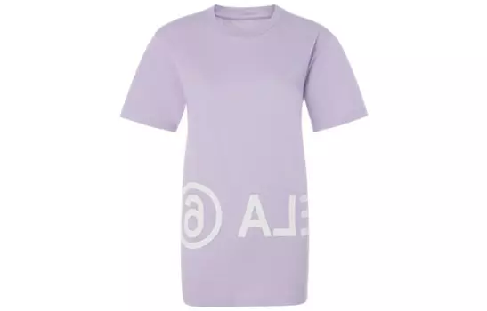 Футболка женская Mm6 Maison Margiela, белый / черный