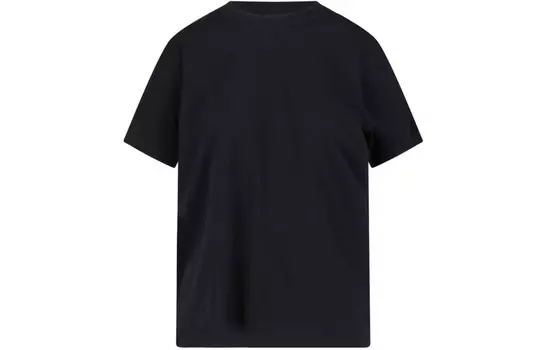 Футболка женская Mm6 Maison Margiela с короткими рукавами, черный