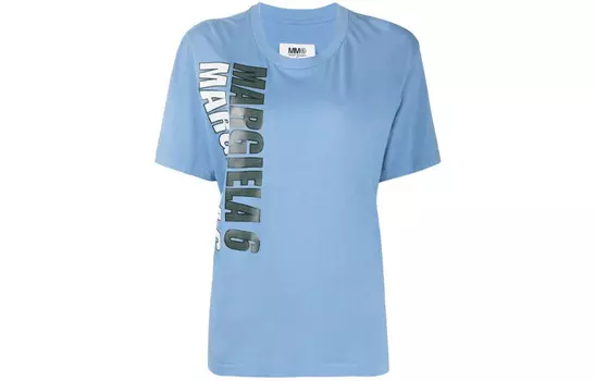 Футболка женская Mm6 Maison Margiela, синий