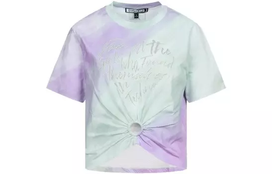 Футболка женская многоцветная Evisu