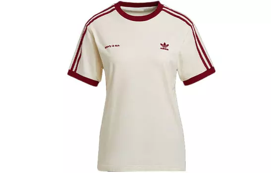 Футболка женская молочно-белая Adidas Originals