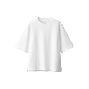 Футболка женская Muji с короткими рукавами, черный