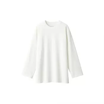 Футболка женская Muji с круглым вырезом, темно-синий