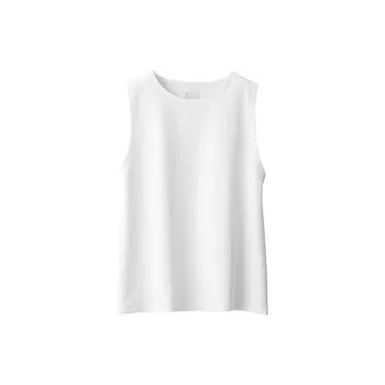 Футболка женская Muji Walker без рукавов, светло-желтый