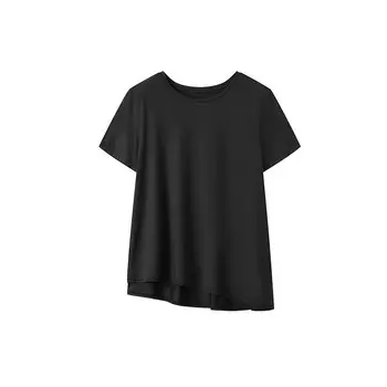 Футболка женская Muji Walker с короткими рукавами, черный