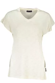 Футболка женская North Sails однотонная с V-образным вырезом, белый