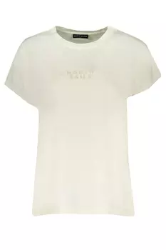 Футболка женская North Sails с коротким рукавом однотонная с логотипом, белый