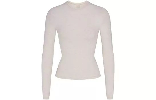 Футболка женская OATMEAL/HEATHER OATMEAL Skims