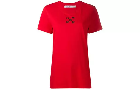 Футболка женская Off-White, красный