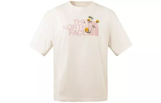 Футболка женская Off White The North Face, кремовый
