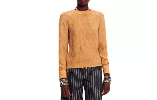 Футболка женская оранжевая Chanel