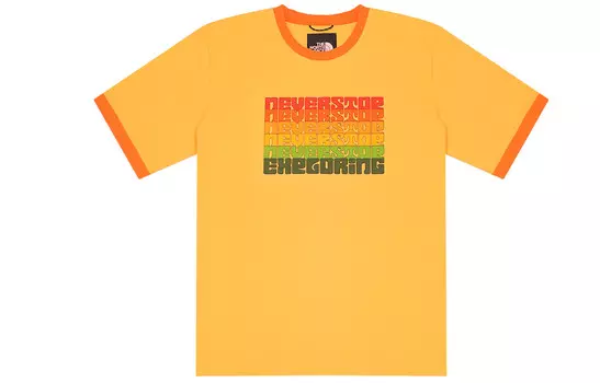 Футболка женская оранжевая The North Face, оранжевый