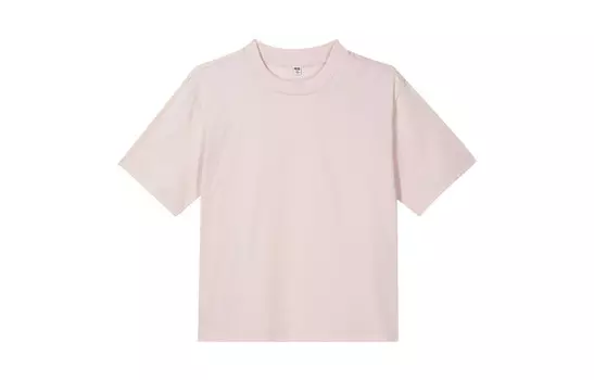 Футболка женская пастельно-розовая Uniqlo