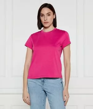 Футболка женская Patrizia Pepe хлопковая однотонная, розовый