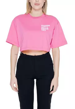 Футболка женская Pharmacy Industry укороченная, розовый