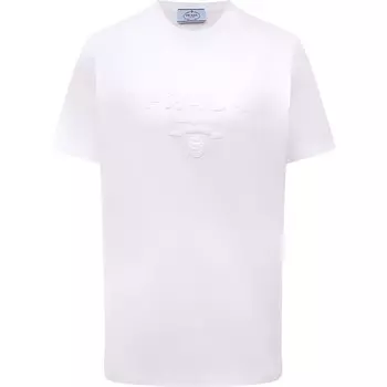 Футболка женская Prada длинная, белый