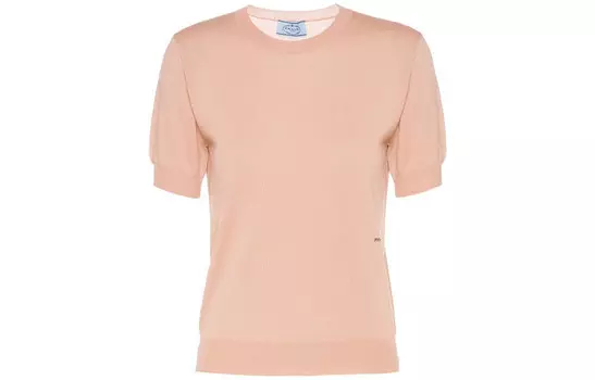 Футболка женская Prada, нюдовый