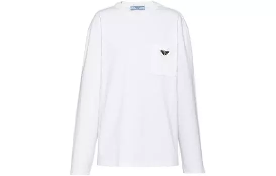 Футболка женская Prada с карманом, белый