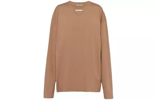 Футболка женская Prada, светло-коричневый