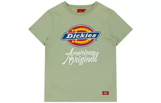 Футболка женская пыльно-зеленая Dickies