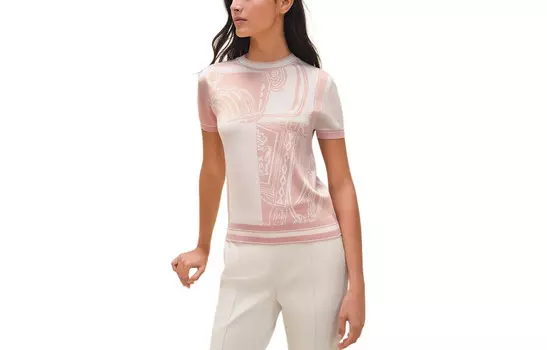 Футболка женская роза Hermes