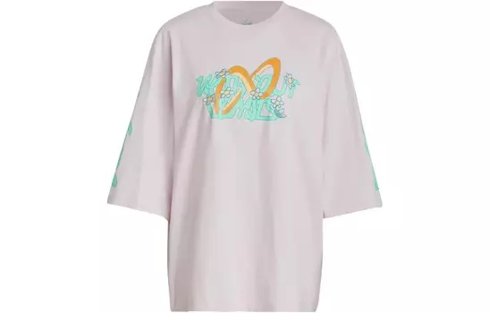 Футболка женская розовая Adidas Originals, розовый