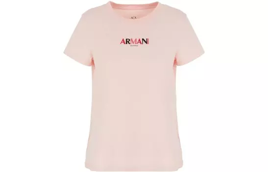 Футболка женская розовая Armani Exchange