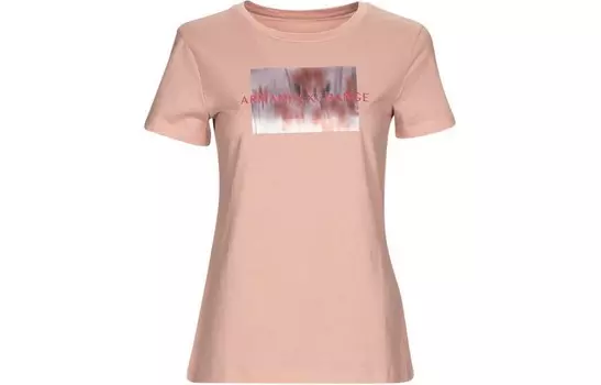 Футболка женская розовая Armani Exchange