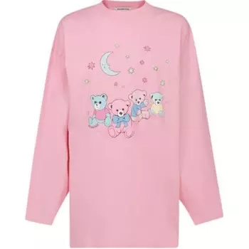 Футболка женская розовая Balenciaga