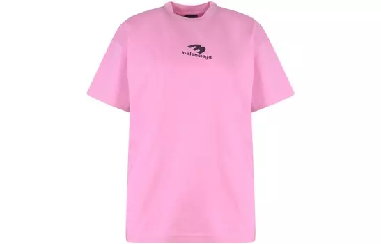 Футболка женская розовая Balenciaga