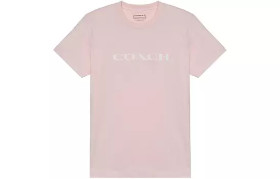 Футболка женская розовая Coach