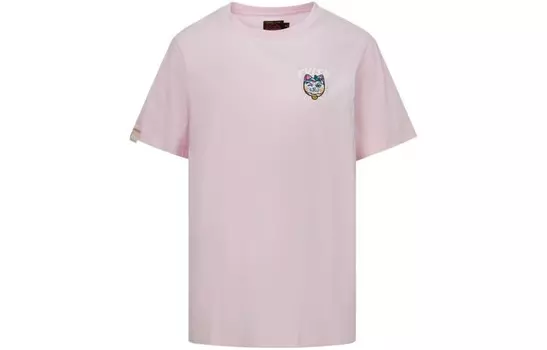 Футболка женская розовая Evisu