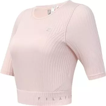 Футболка женская розовая Fila