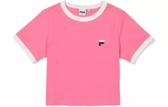 Футболка женская розовая Fila