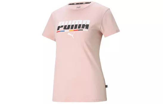 Футболка женская розовая Puma