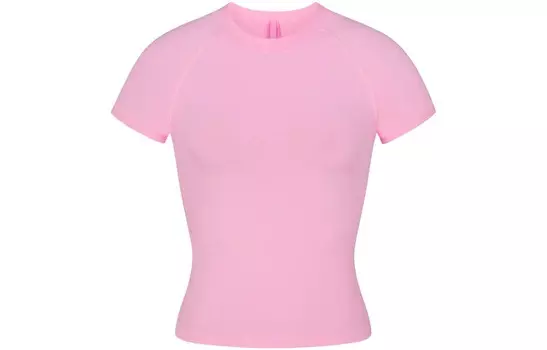 Футболка женская розовая Skims