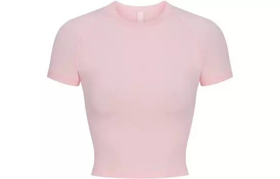 Футболка женская розовая Skims