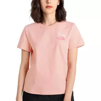 Футболка женская розовая The North Face
