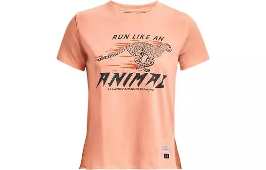 Футболка женская розовая Under Armour
