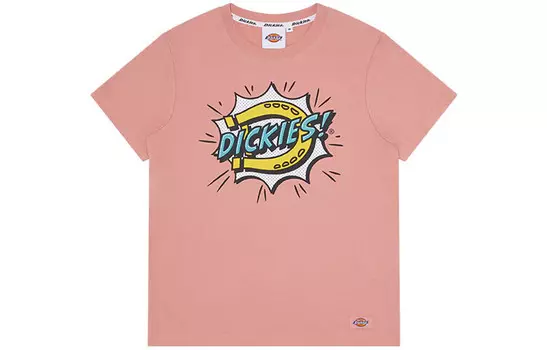 Футболка женская розово-розовая Dickies